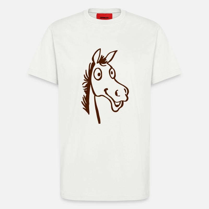 Hanoverian - T-Shirt - made by SPREAD - OFF WHITE