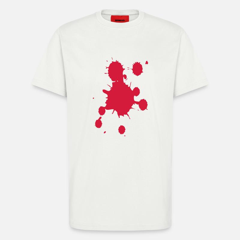 Blood - T-Shirt - made by SPREAD - OFF WHITE