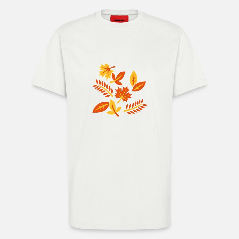 Blätter - T-Shirt - made by SPREAD - OFF WHITE