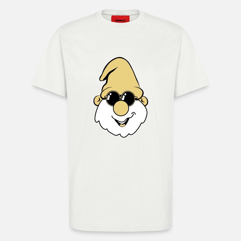 Gnome Hat Sunglasses - T-Shirt - made by SPREAD - OFF WHITE