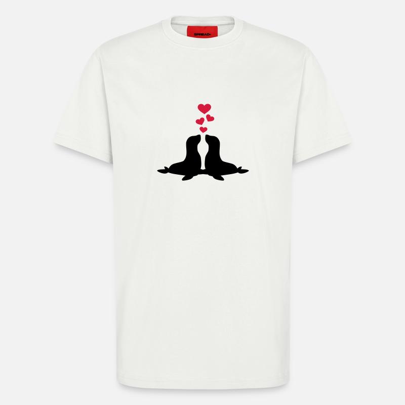 Seal - T-Shirt - made by SPREAD - OFF WHITE