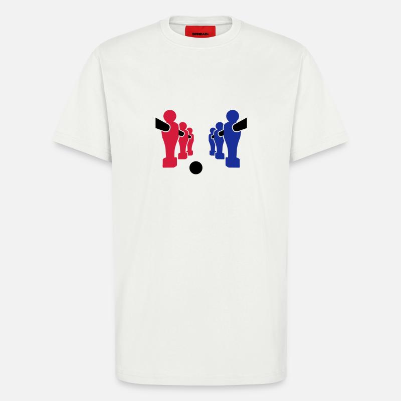 Tischkicker - T-Shirt - made by SPREAD - OFF WHITE