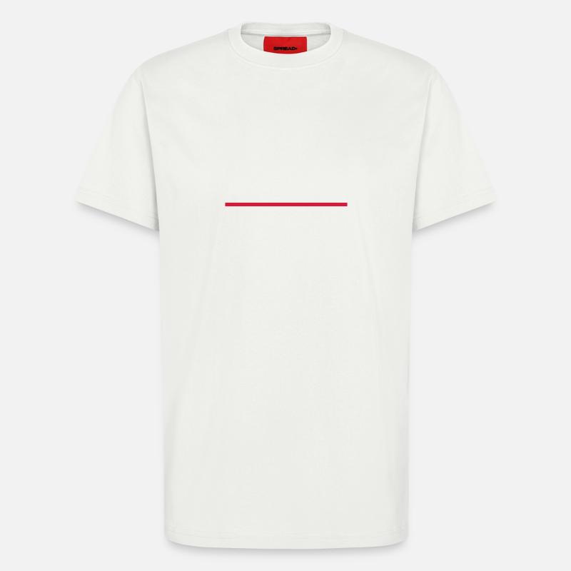 Linie - T-Shirt - made by SPREAD - OFF WHITE