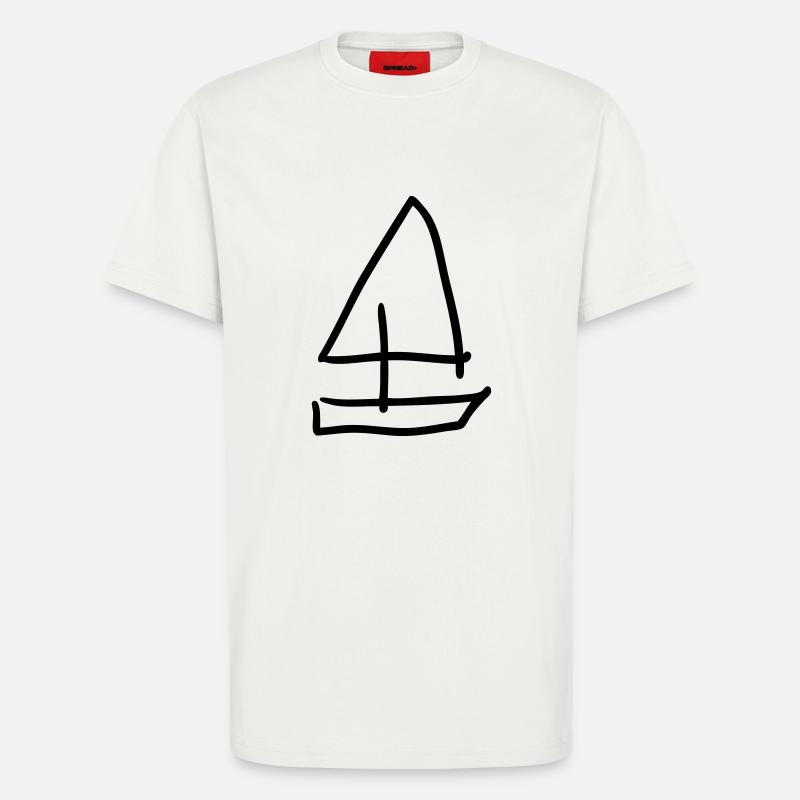 schiffchen - T-Shirt - made by SPREAD - OFF WHITE