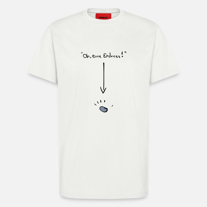 erdnuss2 - T-Shirt - made by SPREAD - OFF WHITE