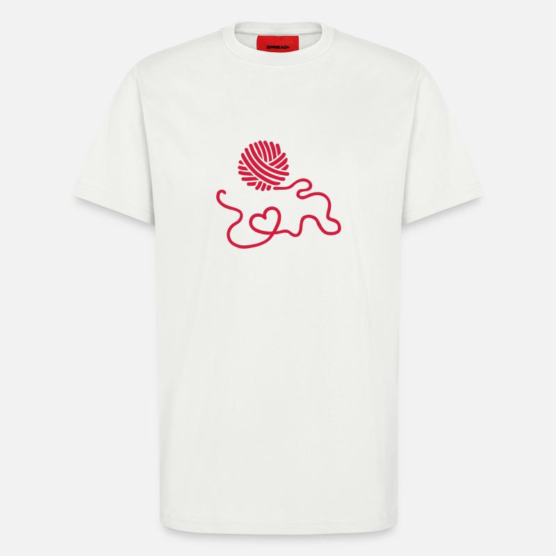 Wolle - T-Shirt - made by SPREAD - OFF WHITE