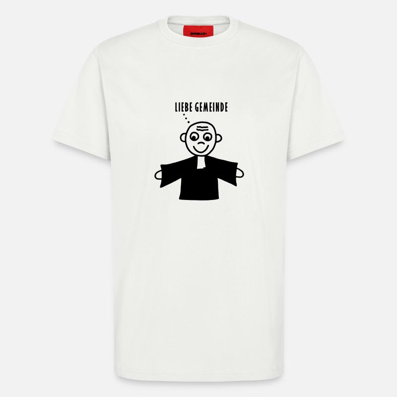 Liebe Gemeinde - T-Shirt - made by SPREAD - OFF WHITE