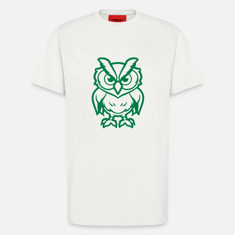Owl Comic - T-Shirt - made by SPREAD - OFF WHITE