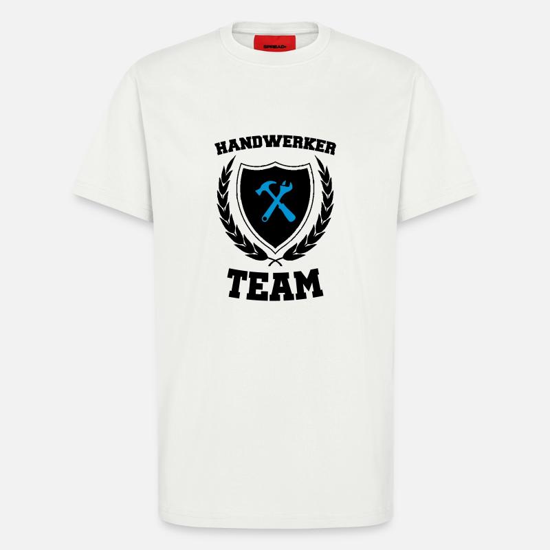 Handwerker Team - T-Shirt - made by SPREAD - OFF WHITE