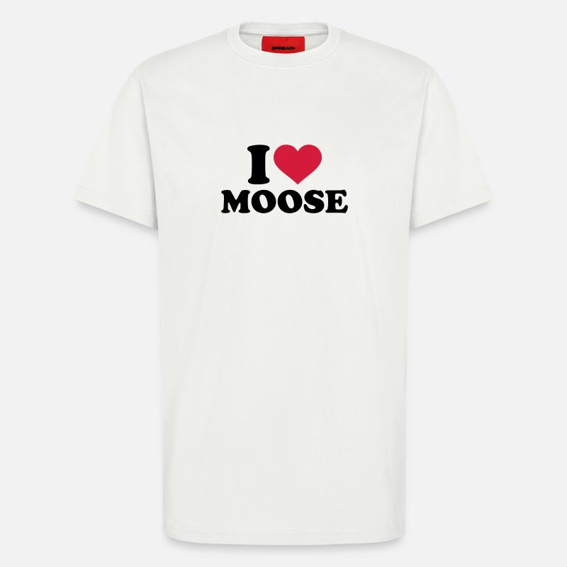 Elch - T-Shirt - made by SPREAD - OFF WHITE
