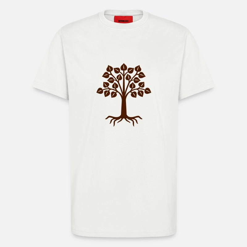 baum - T-Shirt - made by SPREAD - OFF WHITE
