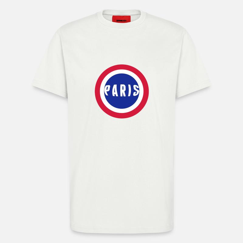 Paris Frankreich Flagge - T-Shirt - made by SPREAD - OFF WHITE