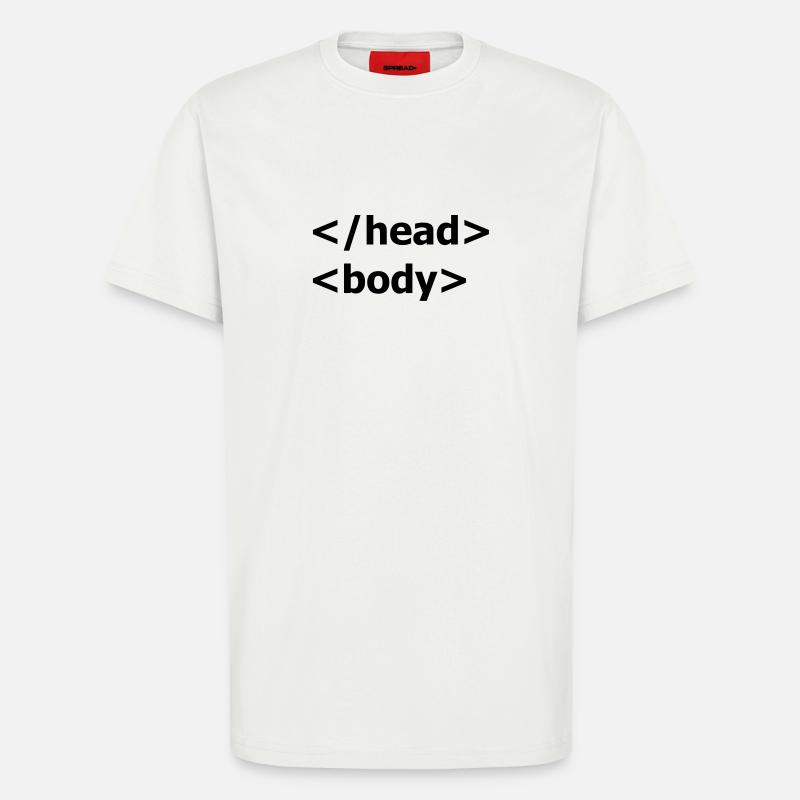 HTML Fun - T-Shirt - made by SPREAD - OFF WHITE