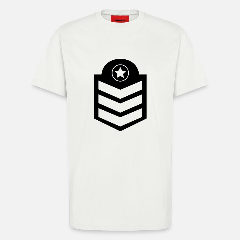 abzeichen - T-Shirt - made by SPREAD - OFF WHITE