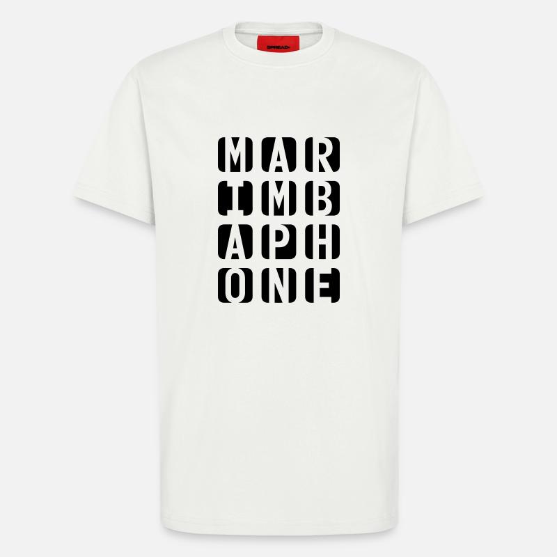 Marimba Cubes - T-Shirt - made by SPREAD - OFF WHITE