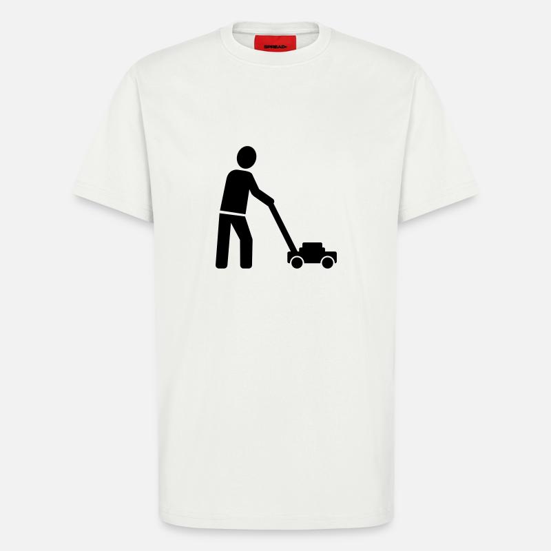 Rasenmäher - T-Shirt - made by SPREAD - OFF WHITE
