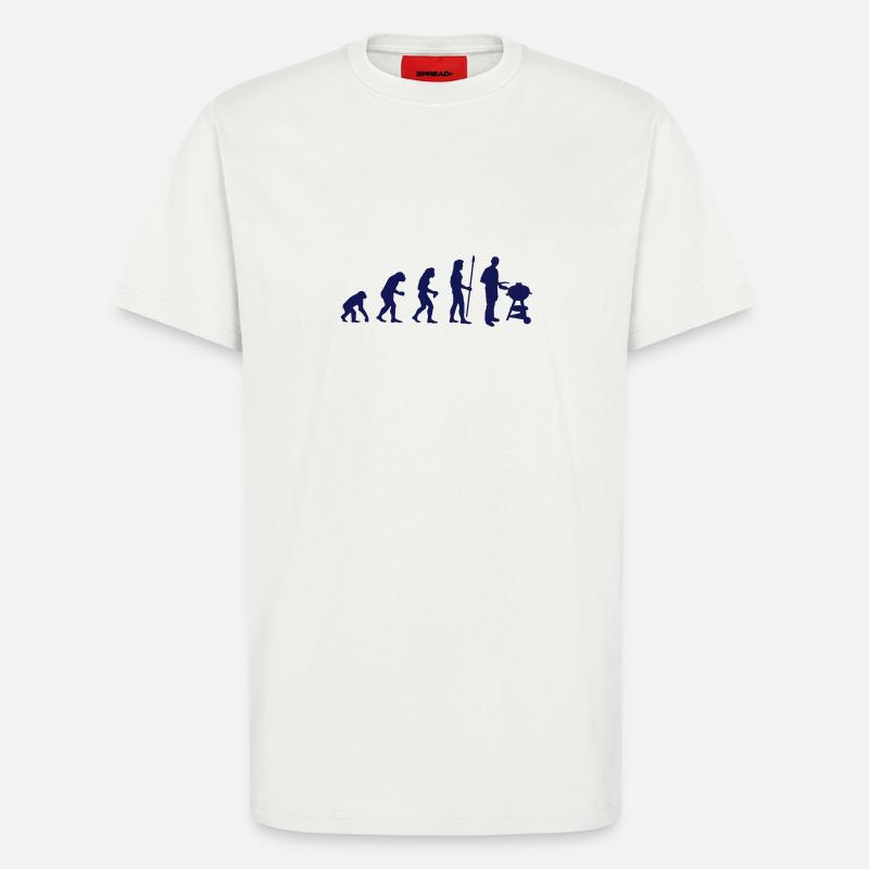 evolution_grill1 - T-Shirt - made by SPREAD - OFF WHITE