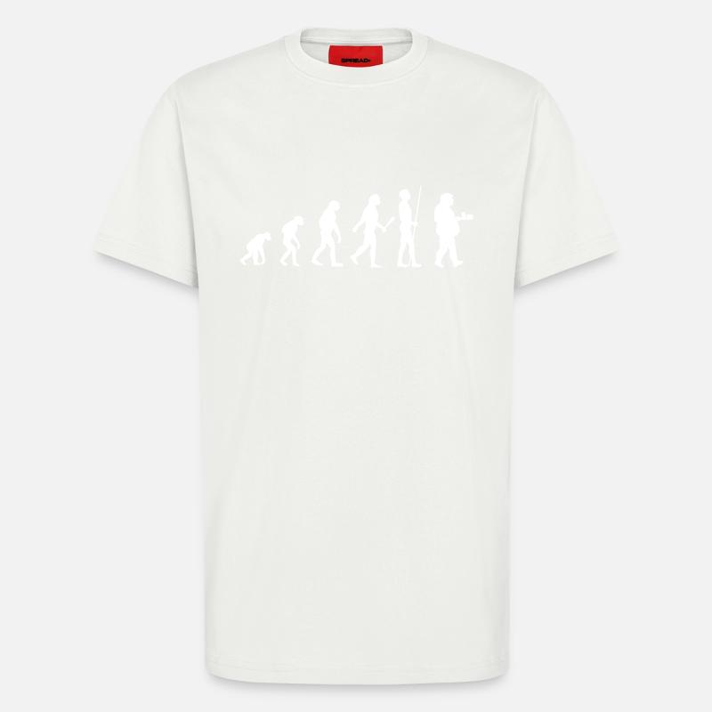 evolution - T-Shirt - made by SPREAD - OFF WHITE