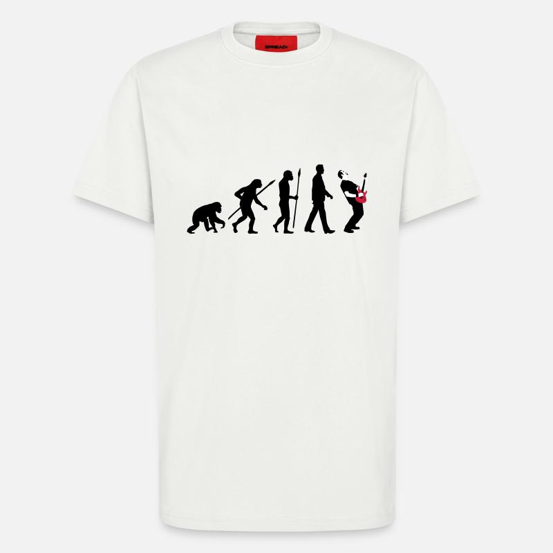 evolution_rocks_032012_n_3c - T-Shirt - made by SPREAD - OFF WHITE