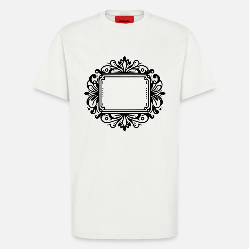 Rahmen Emblem Schild - T-Shirt - made by SPREAD - OFF WHITE