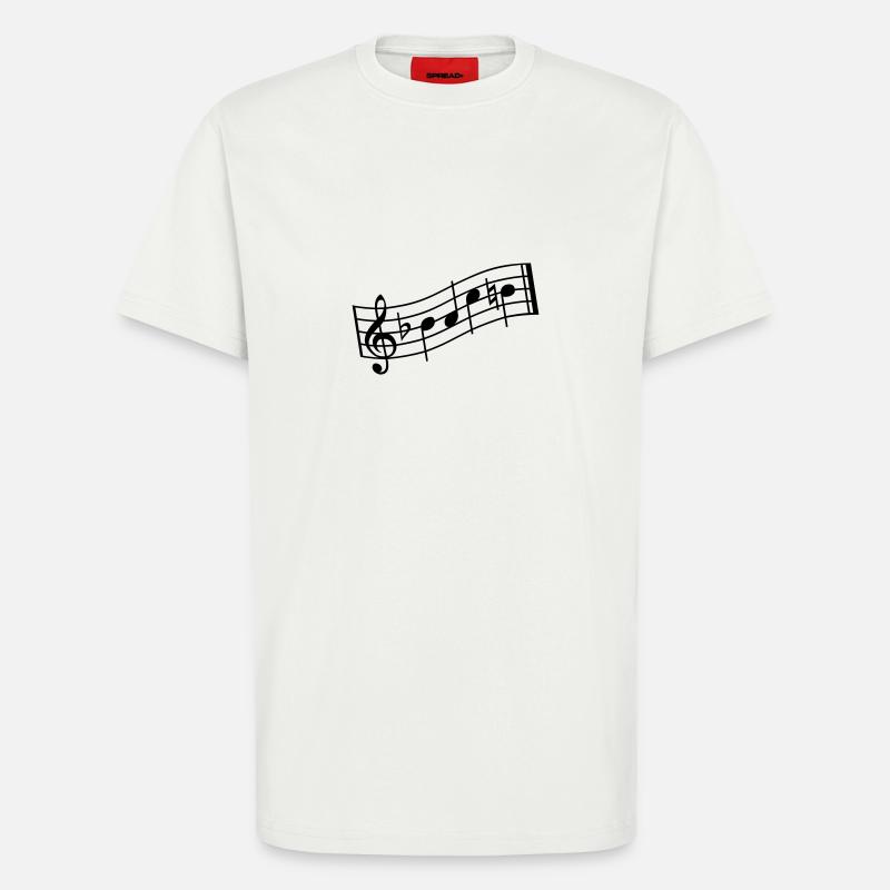 bach - T-Shirt - made by SPREAD - OFF WHITE