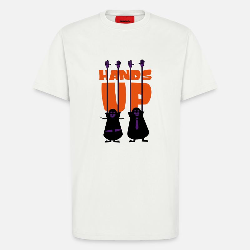 Hands-up - T-Shirt - made by SPREAD - OFF WHITE