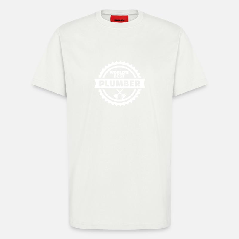 Klempner - T-Shirt - made by SPREAD - OFF WHITE