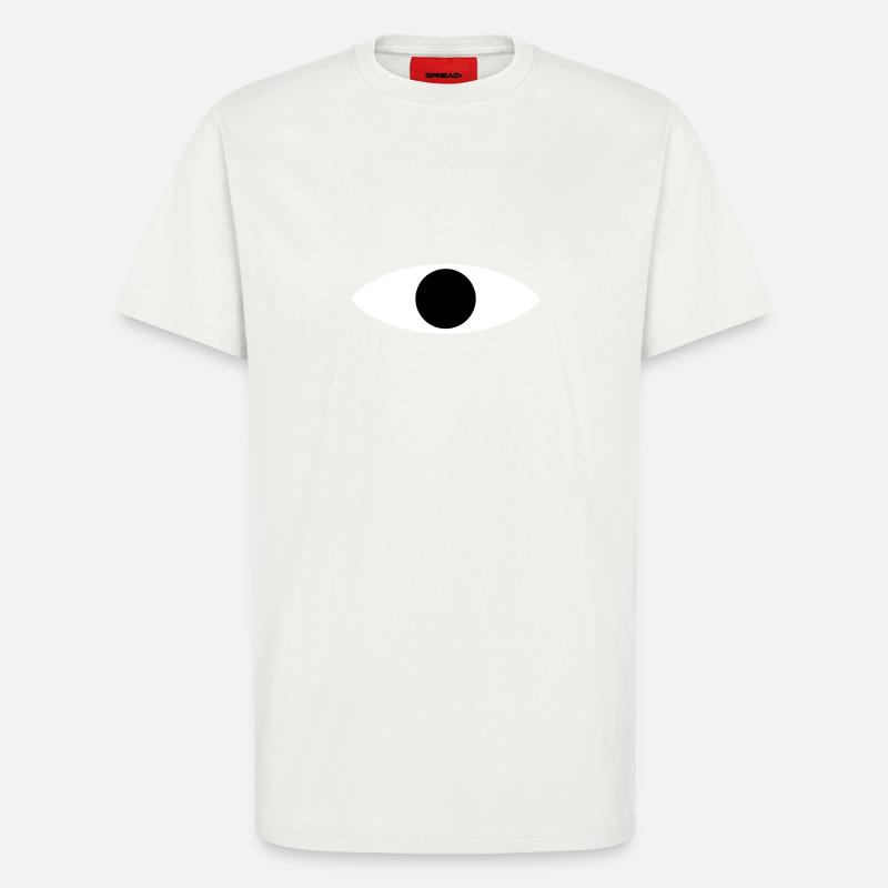 Monsters Inc Augen - T-Shirt - made by SPREAD - OFF WHITE