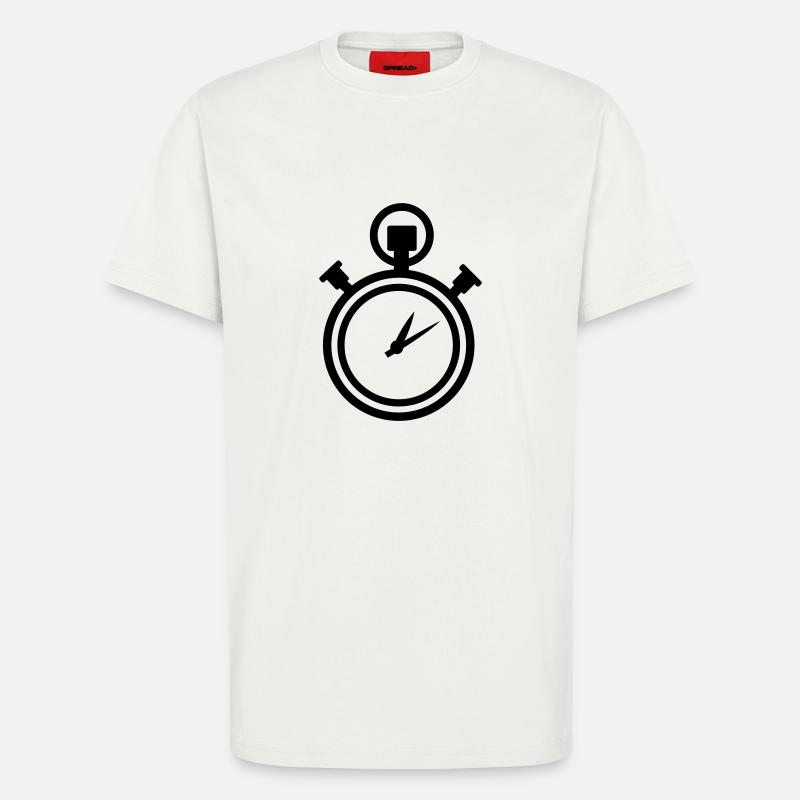 Uhr - T-Shirt - made by SPREAD - OFF WHITE