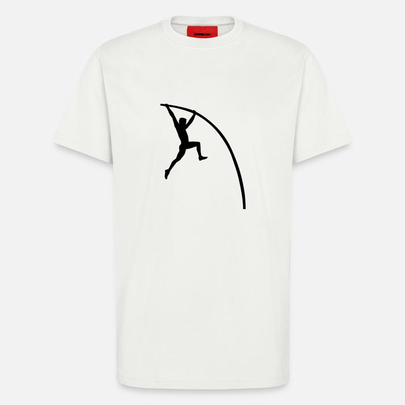 Stabhochsprung - T-Shirt - made by SPREAD - OFF WHITE