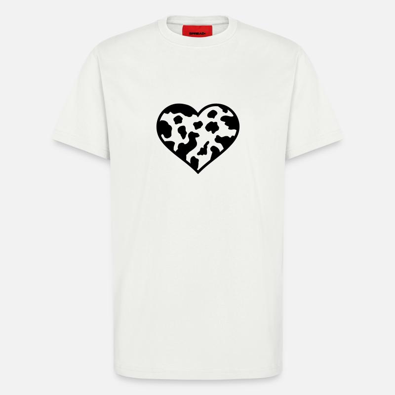 Kuh - T-Shirt - made by SPREAD - OFF WHITE