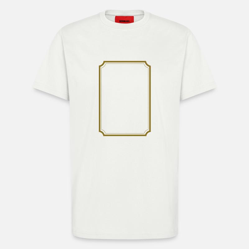 Extravaganter Bilderrahmen - T-Shirt - made by SPREAD - OFF WHITE