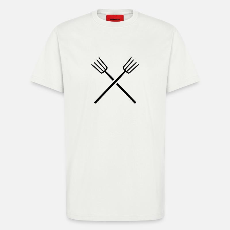 Mistgabel - T-Shirt - made by SPREAD - OFF WHITE