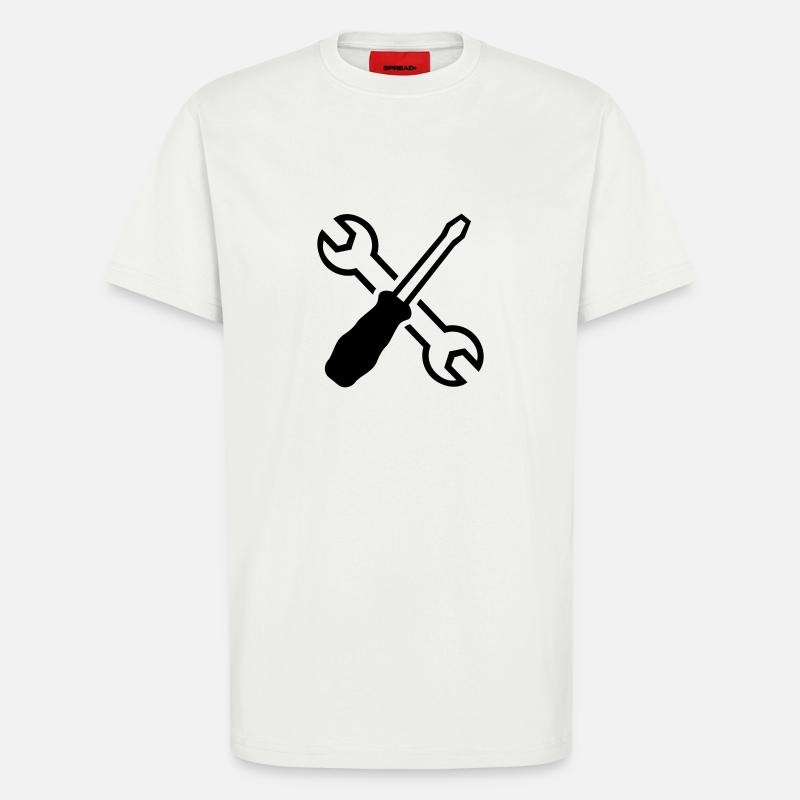 Tools - T-Shirt - made by SPREAD - OFF WHITE