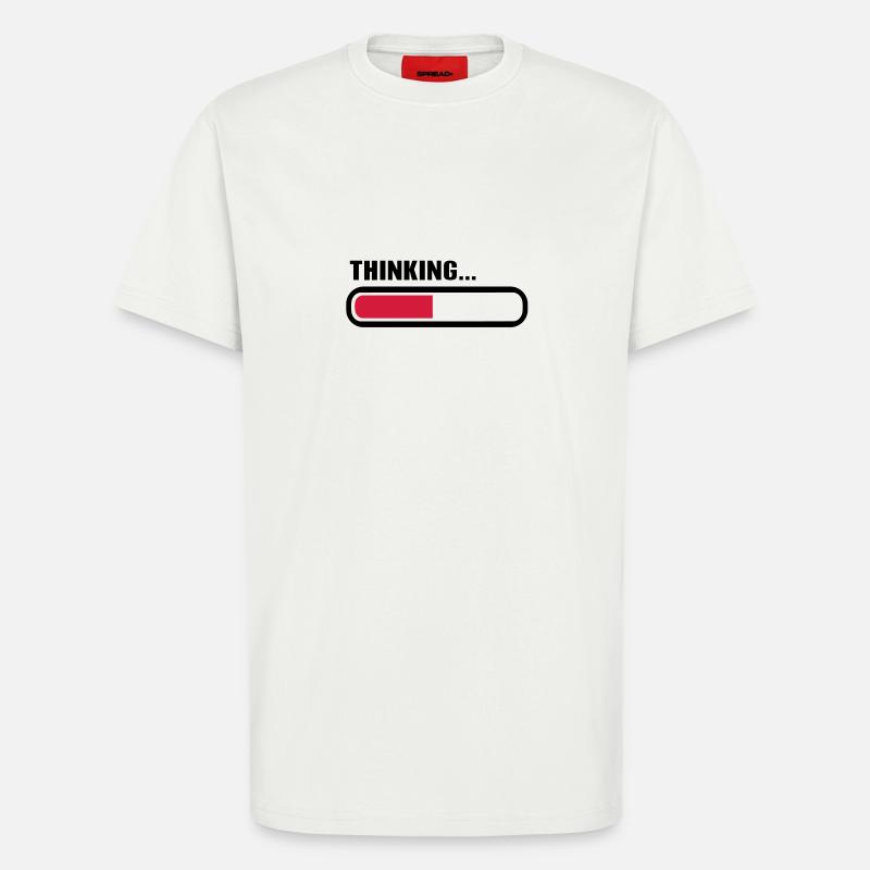 Thinking loading - T-Shirt - made by SPREAD - OFF WHITE