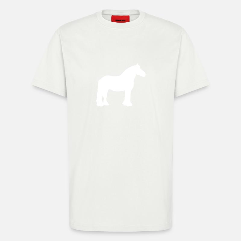 Pferd - T-Shirt - made by SPREAD - OFF WHITE