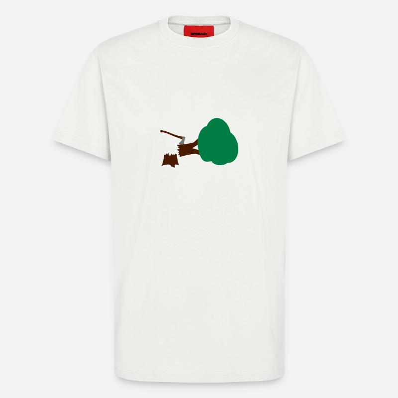 Tree - T-Shirt - made by SPREAD - OFF WHITE