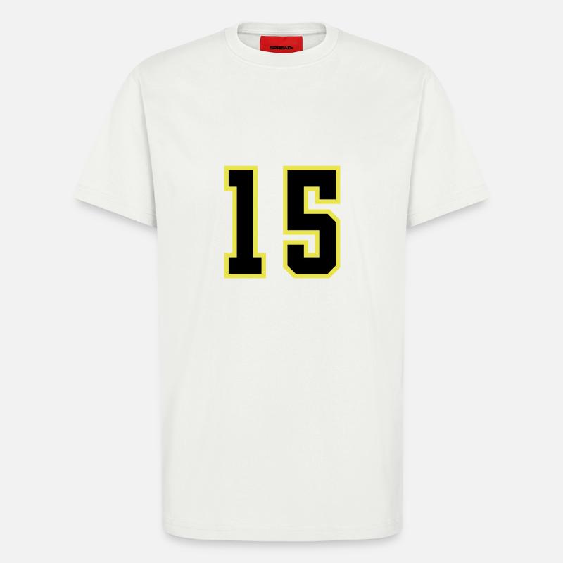 15 Number Jersey - T-Shirt - made by SPREAD - OFF WHITE
