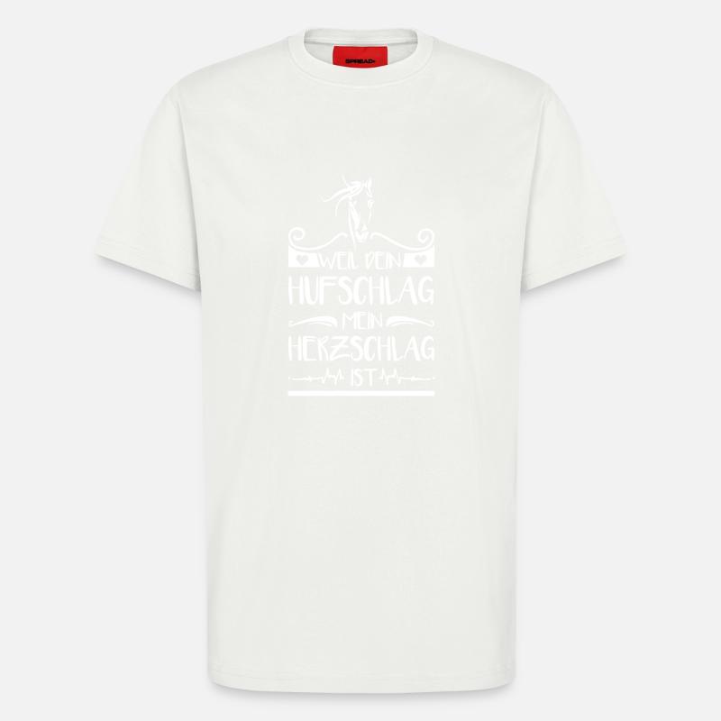 Pferd Pferde Pony - T-Shirt - made by SPREAD - OFF WHITE