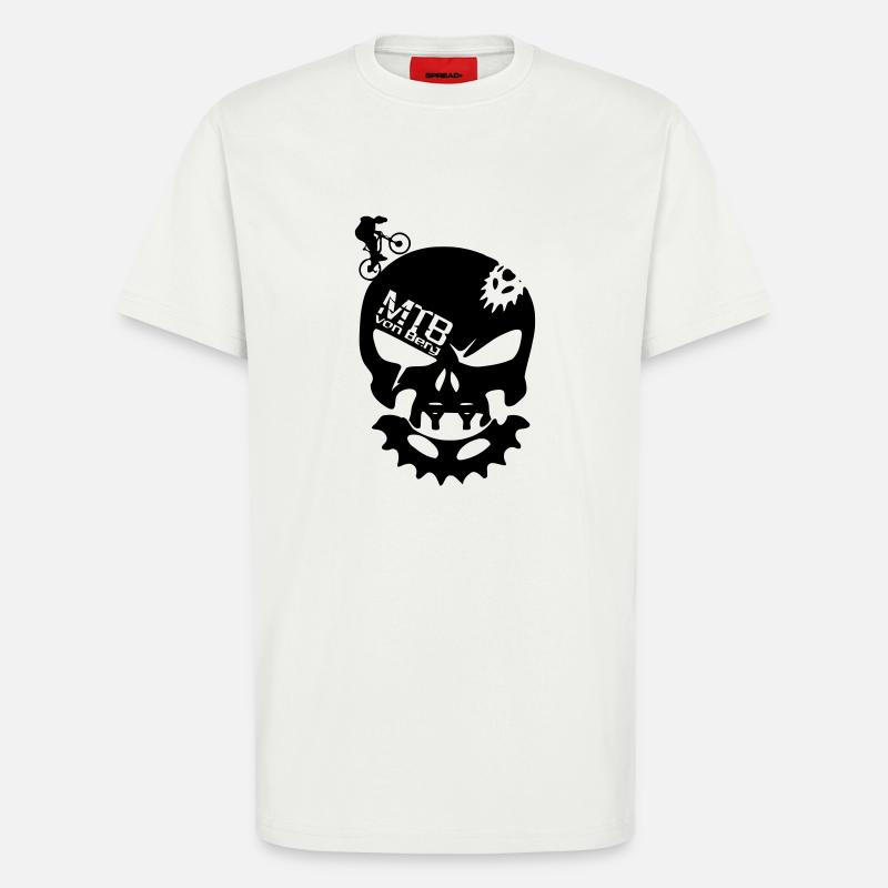 Bone Head - T-Shirt - made by SPREAD - OFF WHITE