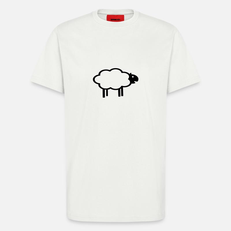 Schaf - T-Shirt - made by SPREAD - OFF WHITE