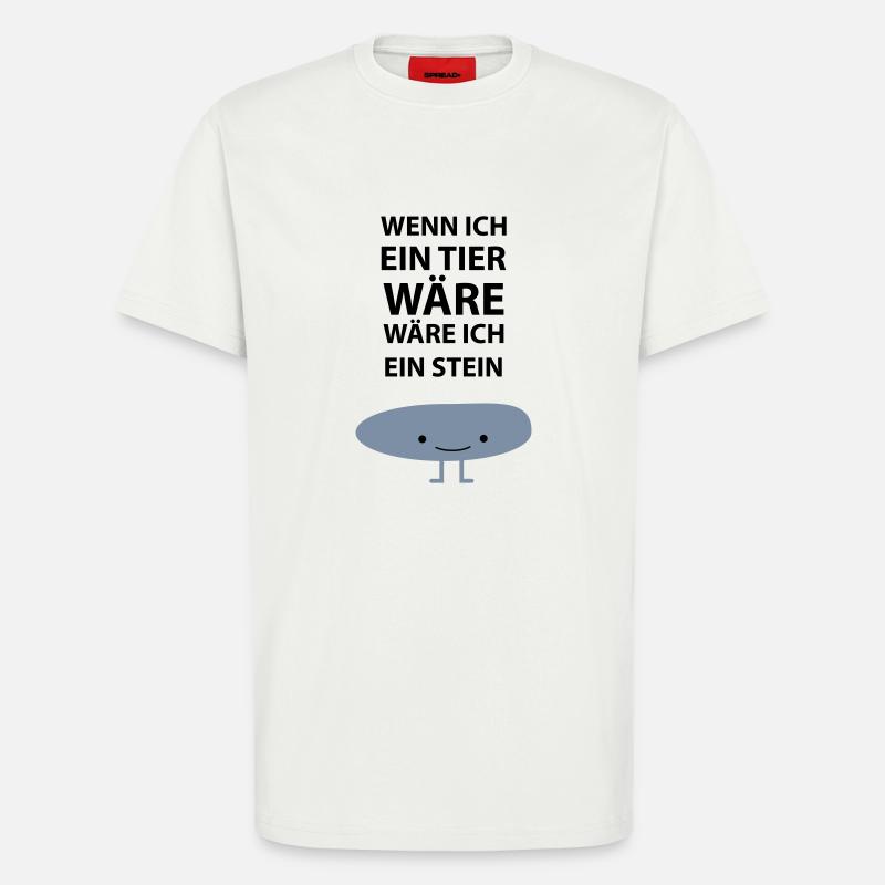Sei ein Stein! - T-Shirt - made by SPREAD - OFF WHITE