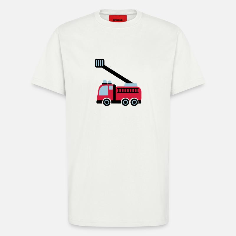 Fire engine - T-Shirt - made by SPREAD - OFF WHITE