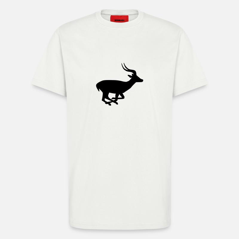 Antilope - T-Shirt - made by SPREAD - OFF WHITE