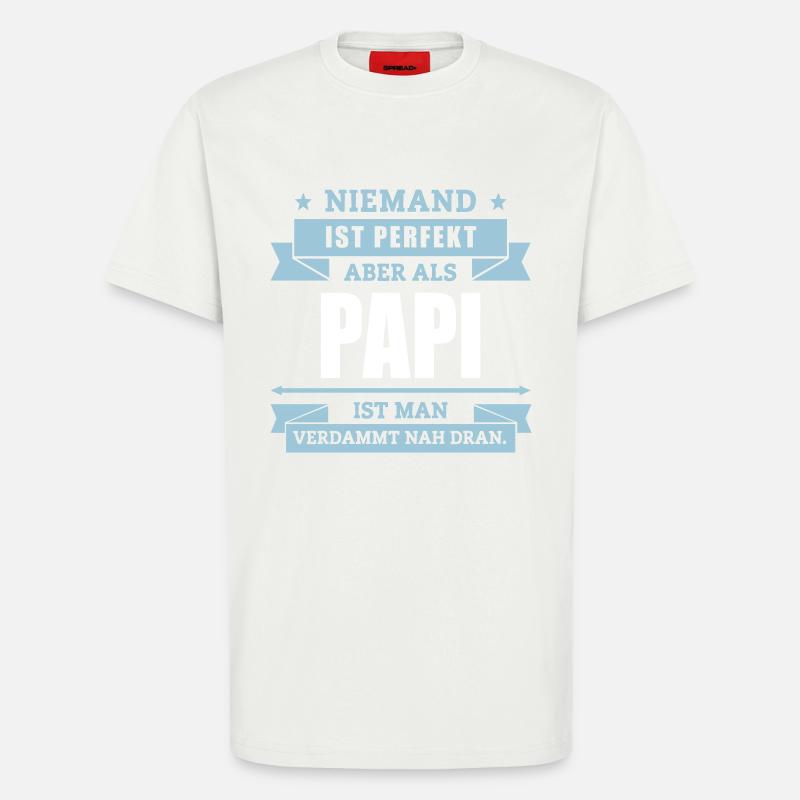 Funshirt Papi - T-Shirt - made by SPREAD - OFF WHITE