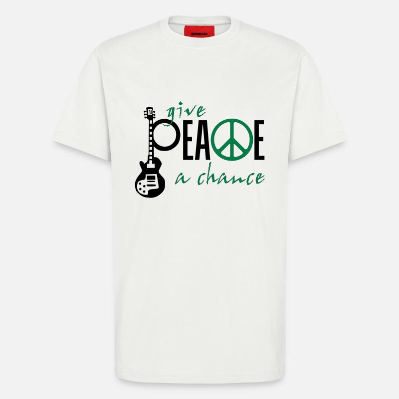 give_ peace_a_chance - T-Shirt - made by SPREAD - OFF WHITE