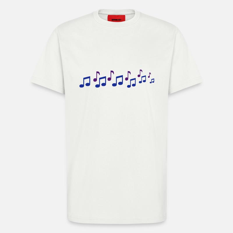 Notes - T-shirt bio décontracté fabriqué en UE - OFF WHITE