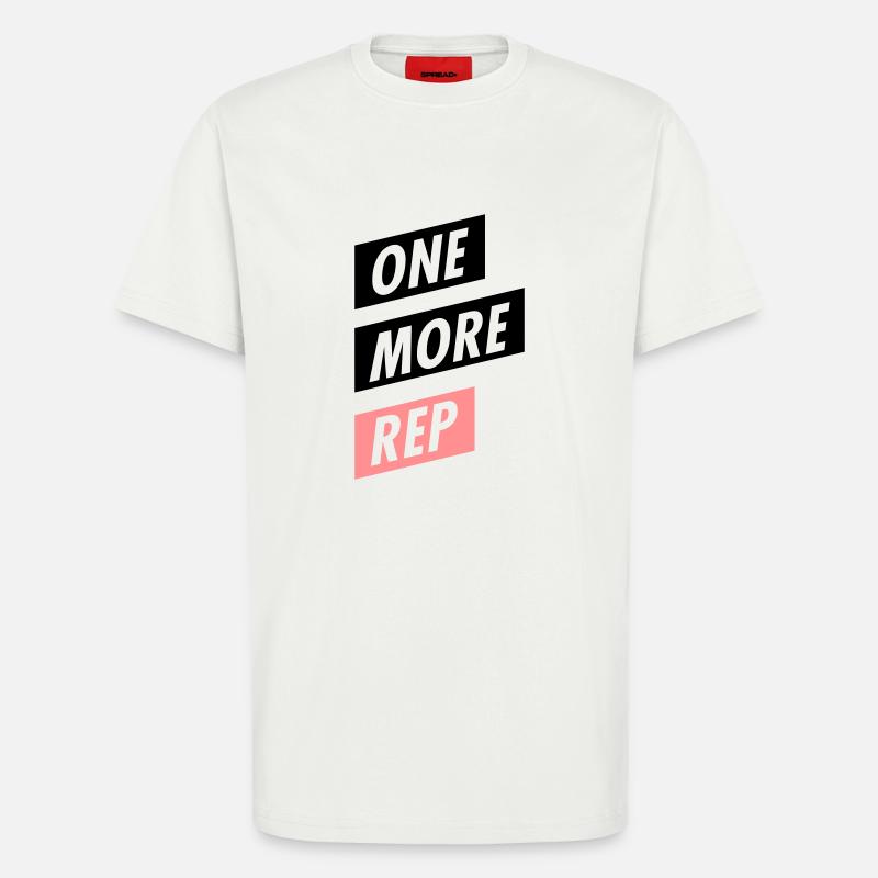 ONE MORE REP - T-Shirt - made by SPREAD - OFF WHITE