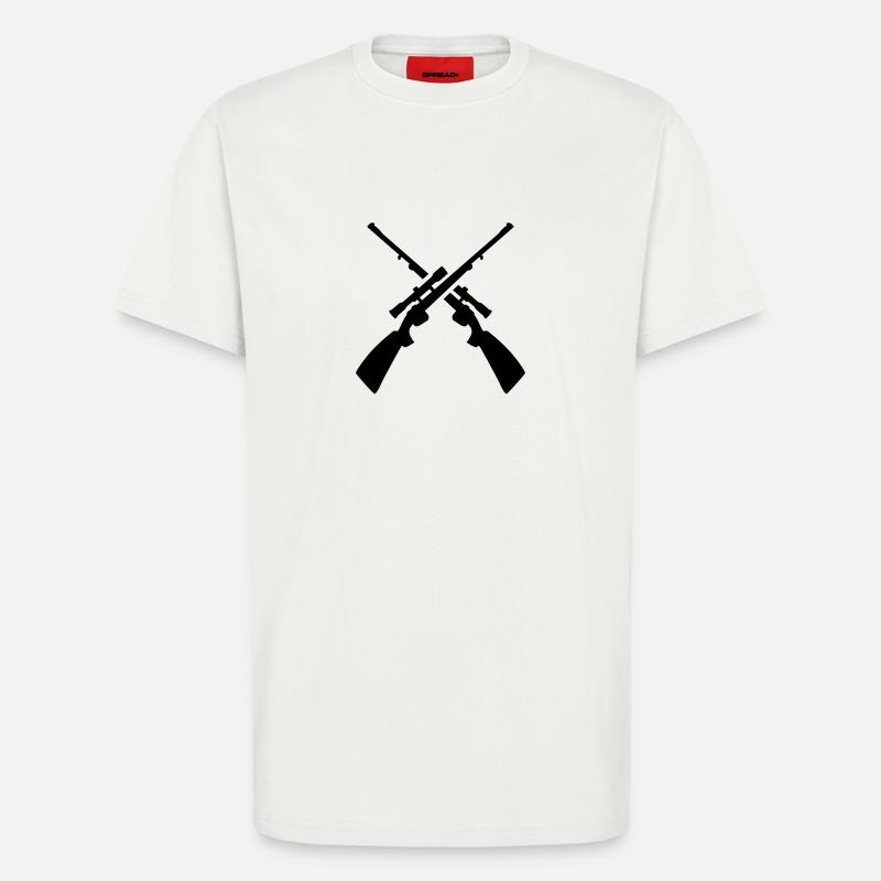 Gewehr - T-Shirt - made by SPREAD - OFF WHITE