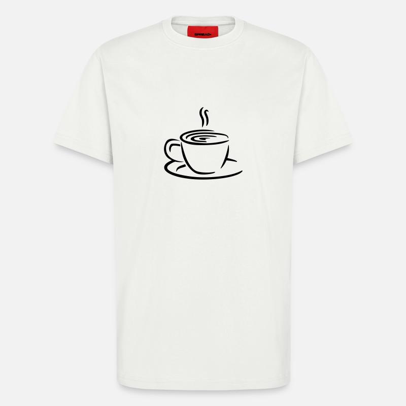 Kaffee - T-Shirt - made by SPREAD - OFF WHITE